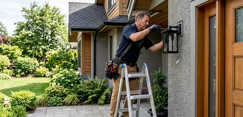 Outdoor and Exterior Light Fixture Installation in Greenacres