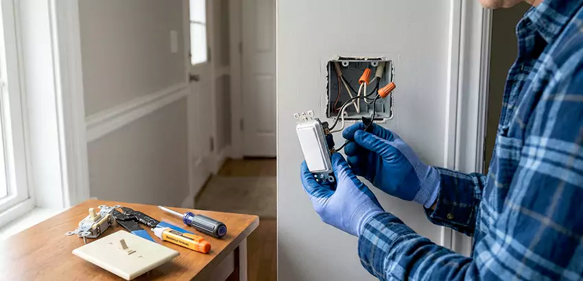 Motion Sensor Light Switch Replacement in Greenacres