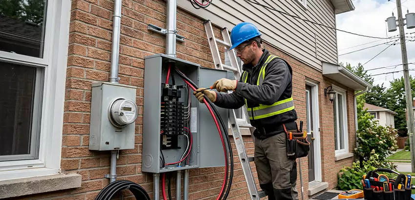 Outdoor Subpanel Installation in Greenacres
