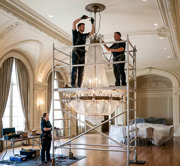 Professional Chandelier Installation: Your Local Fixture Team in Greenacres, WA